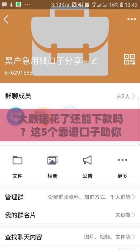 大数据花了还能下款吗？这5个靠谱口子助你应急
