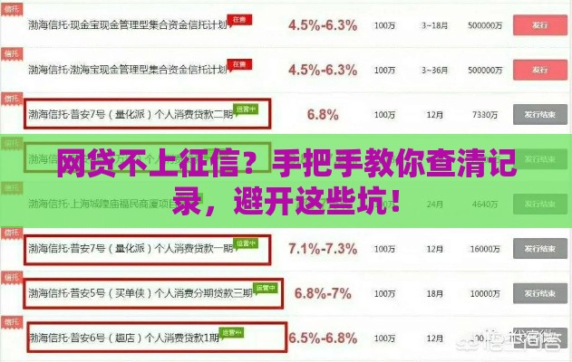 网贷不上征信？手把手教你查清记录，避开这些坑！