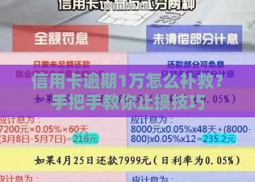 信用卡逾期1万怎么补救？手把手教你止损技巧