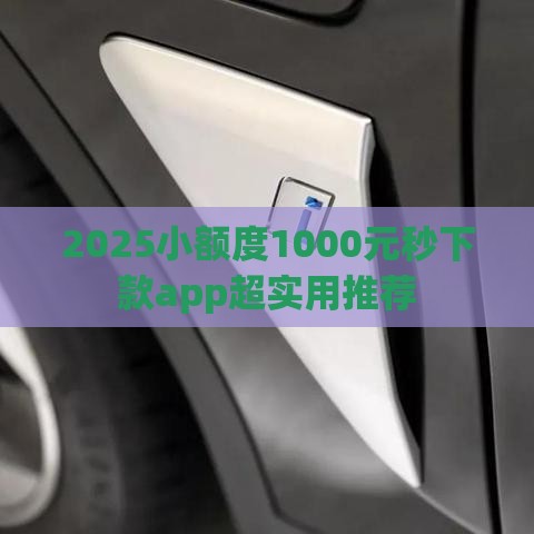 2025小额度1000元秒下款app超实用推荐