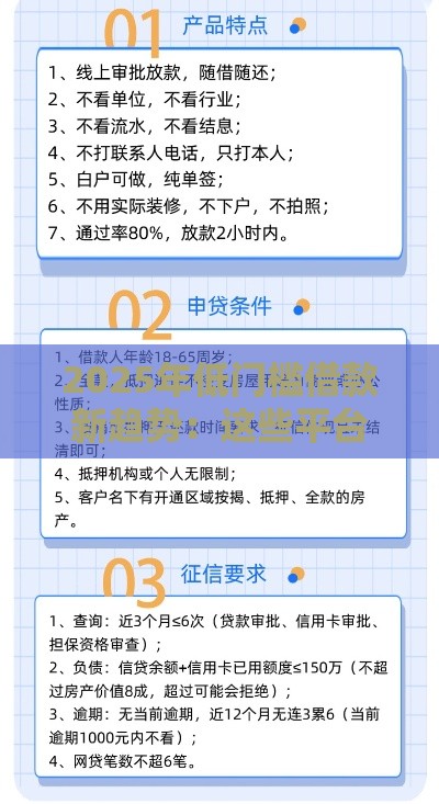 2025年低门槛借款新趋势：这些平台审核快+流程极简