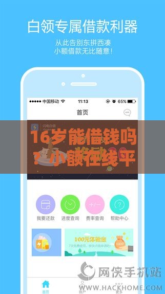 16岁能借钱吗？小额在线平台正规申请指南