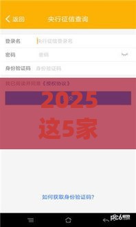 2025这5家正规平台放款快、不看征信？真实测评揭秘