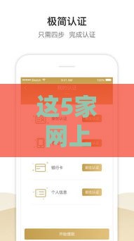 这5家网上借贷平台超靠谱，贷款流程简单又安全