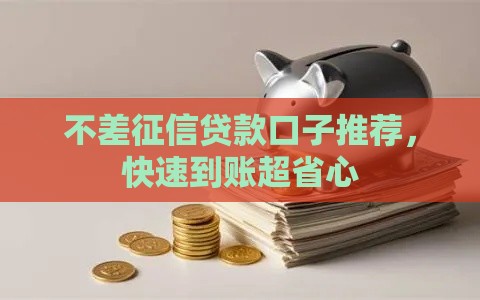 不差征信贷款口子推荐，快速到账超省心