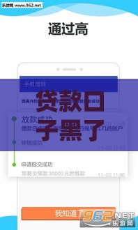 贷款口子黑了咋整？这些方法帮你挽救征信