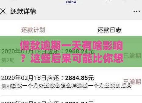 借款逾期一天有啥影响？这些后果可能比你想的更严重！