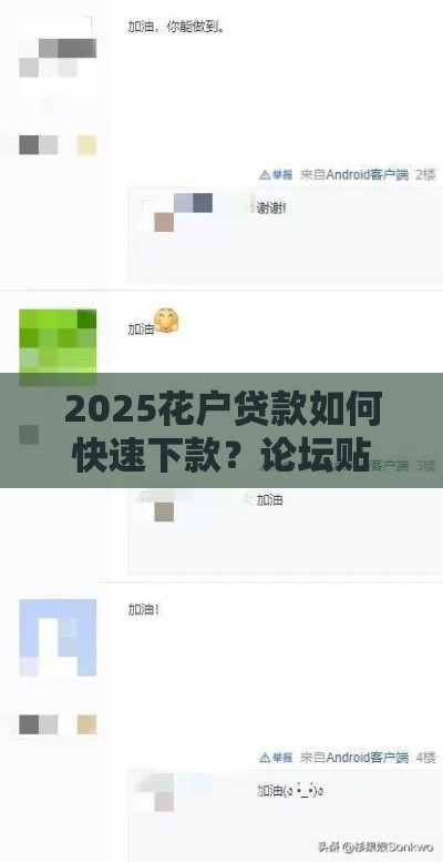 2025花户贷款如何快速下款？论坛贴吧热议攻略全解析！