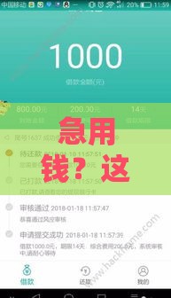 急用钱？这些借款平台不看征信也能快速放款！
