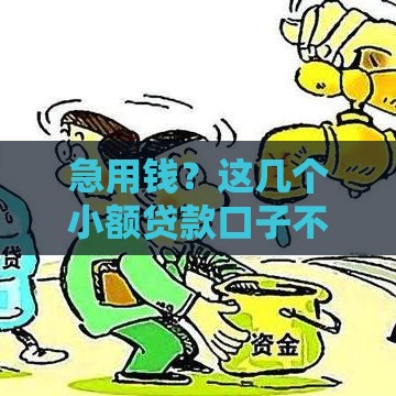 急用钱？这几个小额贷款口子不看征信也能下款！