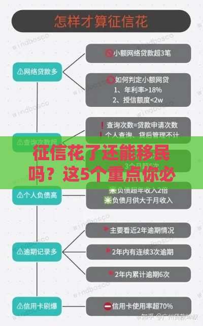 征信花了还能移民吗？这5个重点你必须知道！