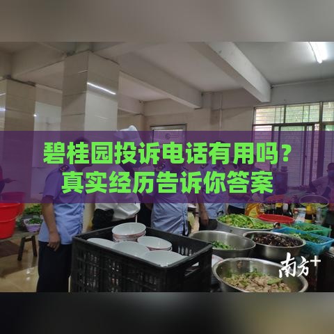 碧桂园投诉电话有用吗？真实经历告诉你答案