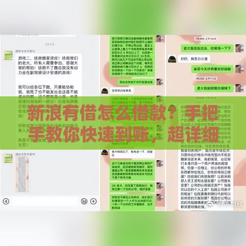 新浪有借怎么借款？手把手教你快速到账，超详细攻略来了！