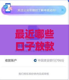 最近哪些口子放款快？这5个渠道下款稳、利息低！