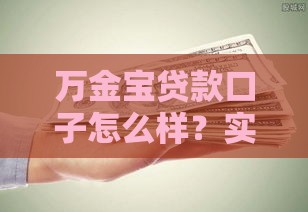 万金宝贷款口子怎么样？实测5大优缺点+避坑指南