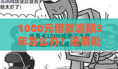 1000元借款逾期3年怎么办？逾期处理及信用修复指南