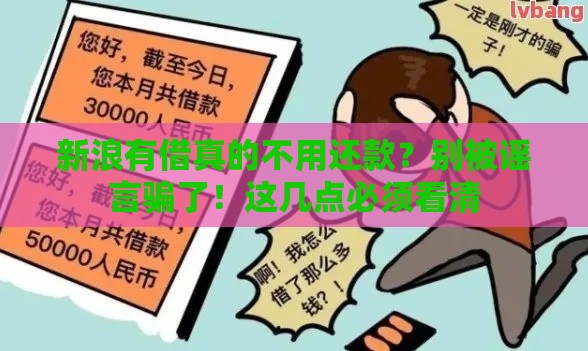 新浪有借真的不用还款？别被谣言骗了！这几点必须看清