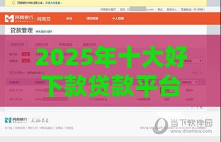 2025年十大好下款贷款平台盘点：正规低息、放款快至1分钟