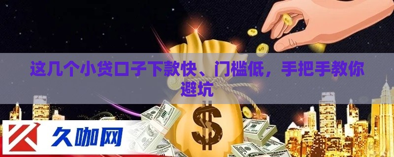 这几个小贷口子下款快、门槛低，手把手教你避坑