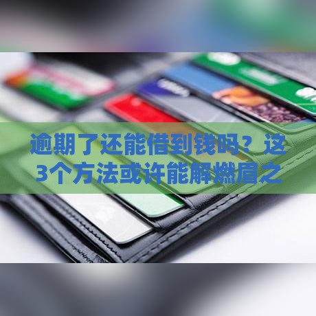 逾期了还能借到钱吗？这3个方法或许能解燃眉之急