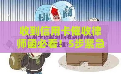收到信用卡催收律师函必看！5步紧急应对攻略