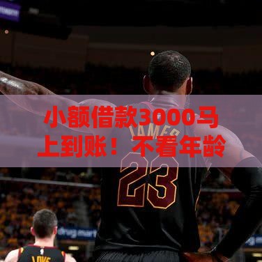 小额借款3000马上到账！不看年龄的贷款攻略看这里