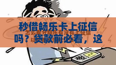 秒借畅乐卡上征信吗？贷款前必看，这些细节影响信用记录！