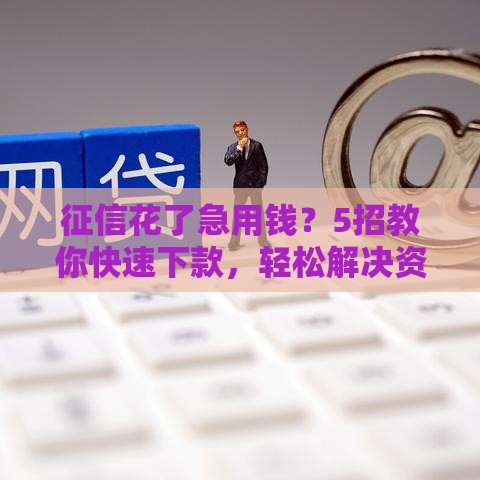 征信花了急用钱？5招教你快速下款，轻松解决资金难题！
