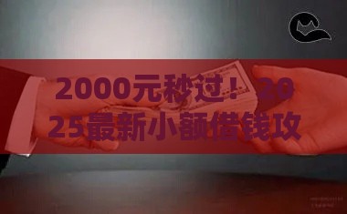 2000元秒过！2025最新小额借钱攻略，手把手教你快速到账