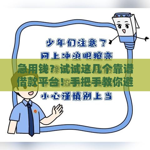 急用钱？试试这几个靠谱借款平台！手把手教你避坑