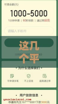 这几个平台下款快、不看征信负债？真实评测+避坑指南