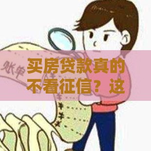 买房贷款真的不看征信？这些渠道或许能帮你！