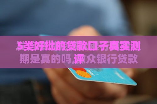 5类好批的贷款口子真实测评