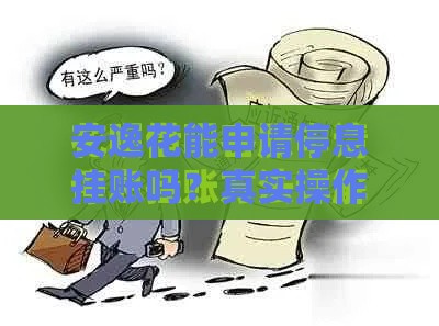 安逸花能申请停息挂账吗？真实操作步骤+避坑指南解析