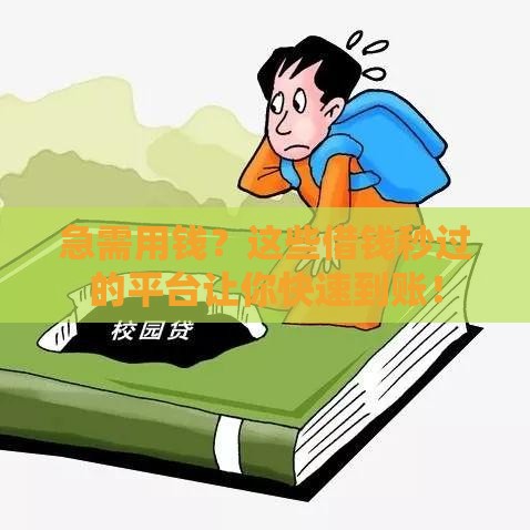 急需用钱？这些借钱秒过的平台让你快速到账！