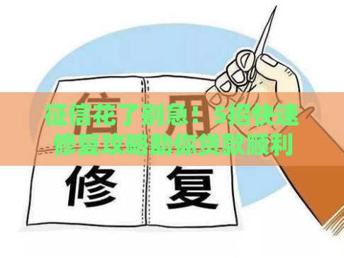 征信花了别急！5招快速修复攻略助你贷款顺利