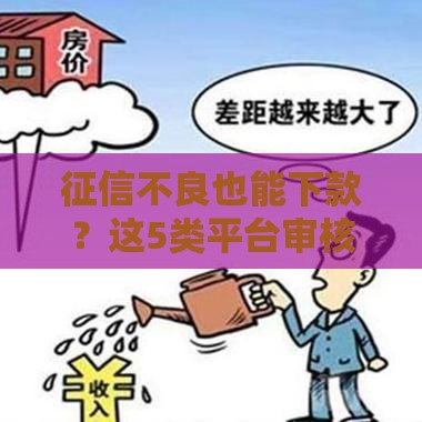 征信不良也能下款？这5类平台审核宽松且靠谱