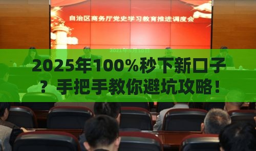 2025年100%秒下新口子？手把手教你避坑攻略！
