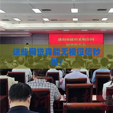 这些网贷真能无视征信秒批？