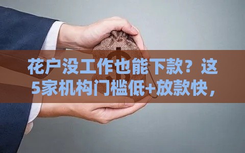 花户没工作也能下款？这5家机构门槛低+放款快，
