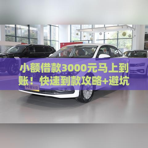 小额借款3000元马上到账！快速到款攻略+避坑指南（新手必看）