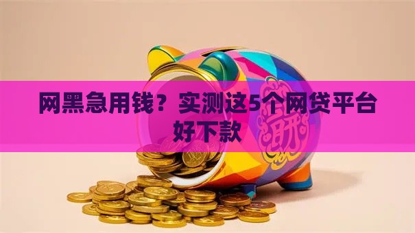 网黑急用钱？实测这5个网贷平台好下款