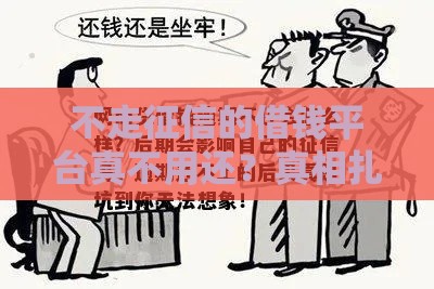 不走征信的借钱平台真不用还？真相扎心了