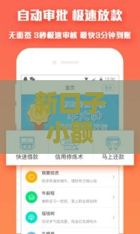 新口子小额借款平台，额度高、下款快申请条件低