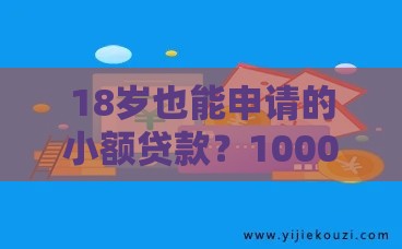 18岁也能申请的小额贷款？1000元秒下款平台推荐！