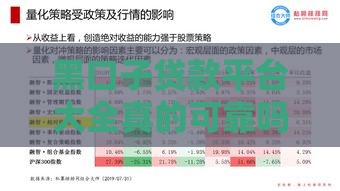 黑口子贷款平台大全真的可靠吗？一文揭秘背后的风险与真相！