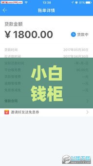 小白钱柜是哪个口子？新手必看的贷款平台解析