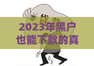 2023年黑户也能下款的真实口子？急用钱必看攻略
