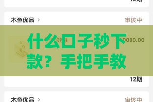 什么口子秒下款？手把手教你选对贷款平台
