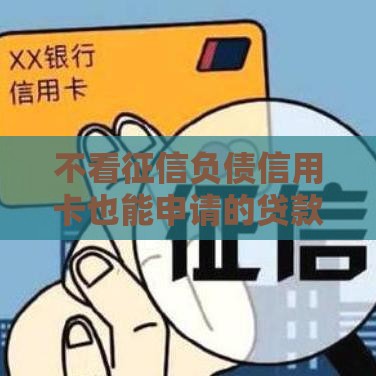 不看征信负债信用卡也能申请的贷款渠道盘点